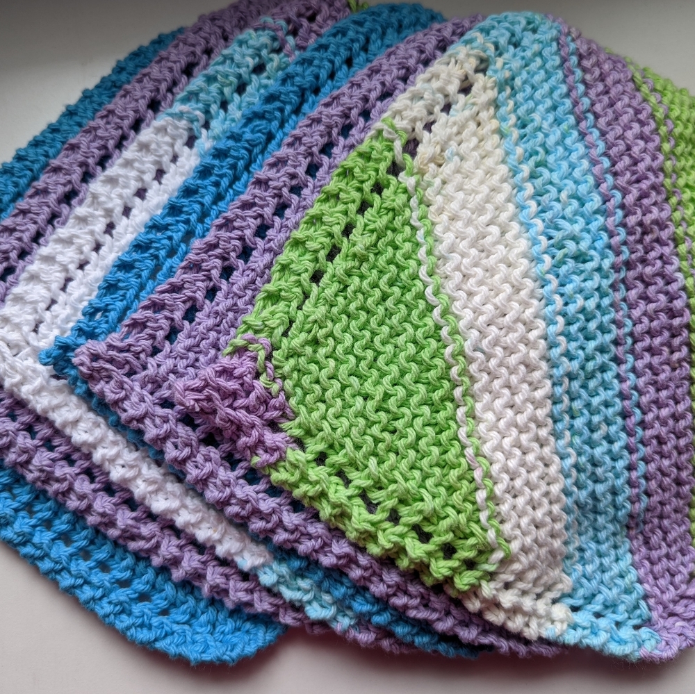 Handmade 100% Cotton  Dishcloths